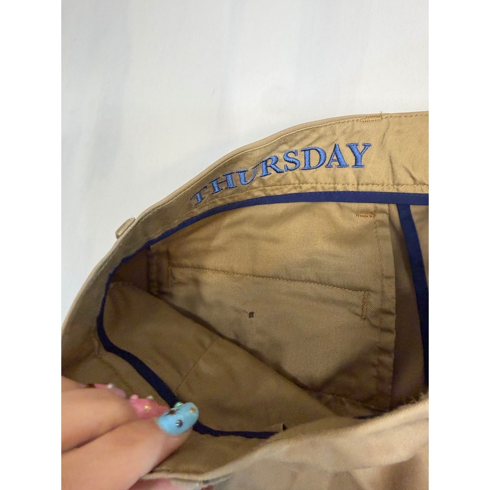 Bonobos Weekday Warrior Thursday Khaki Dress Pants Mens 29/30 Tan Cotton Chinos - Picture 7 of 10